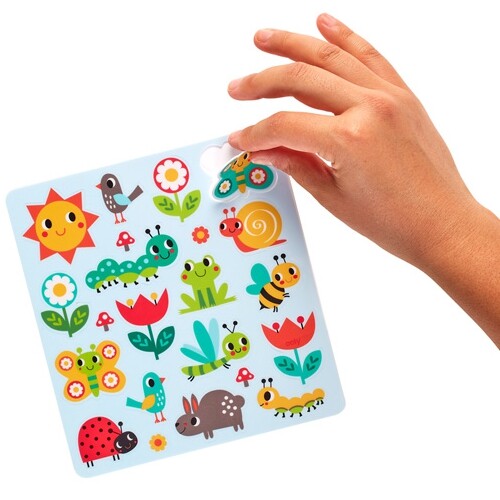Ooly herbruikbare stickerspelletjes - dieren in de tuin