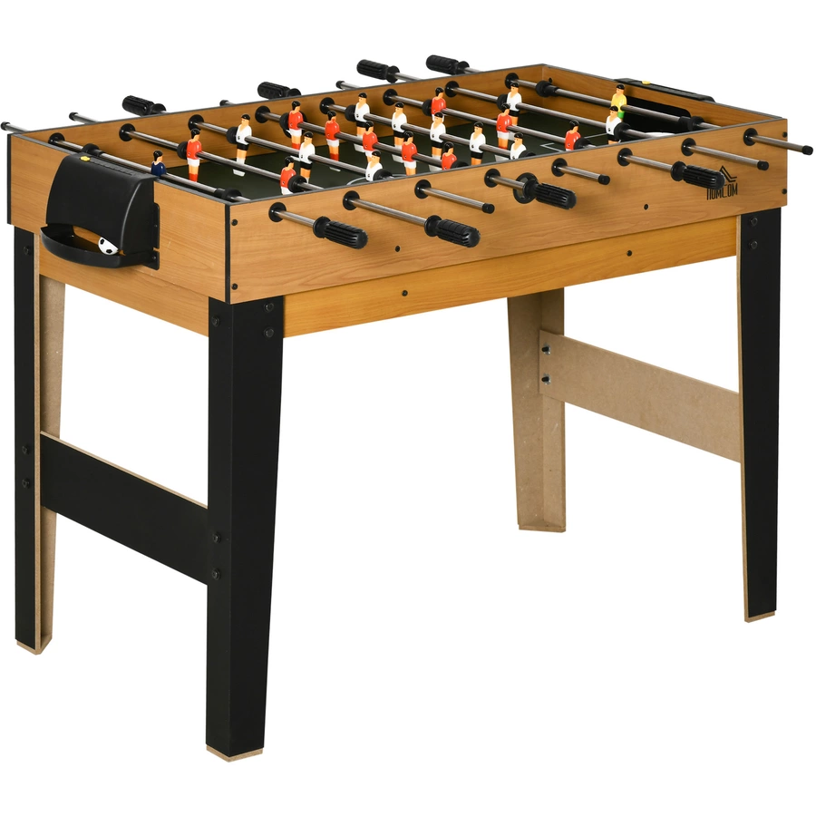 HOMCOM Multigame Spieltisch mit Mini-Fußbälle bunt