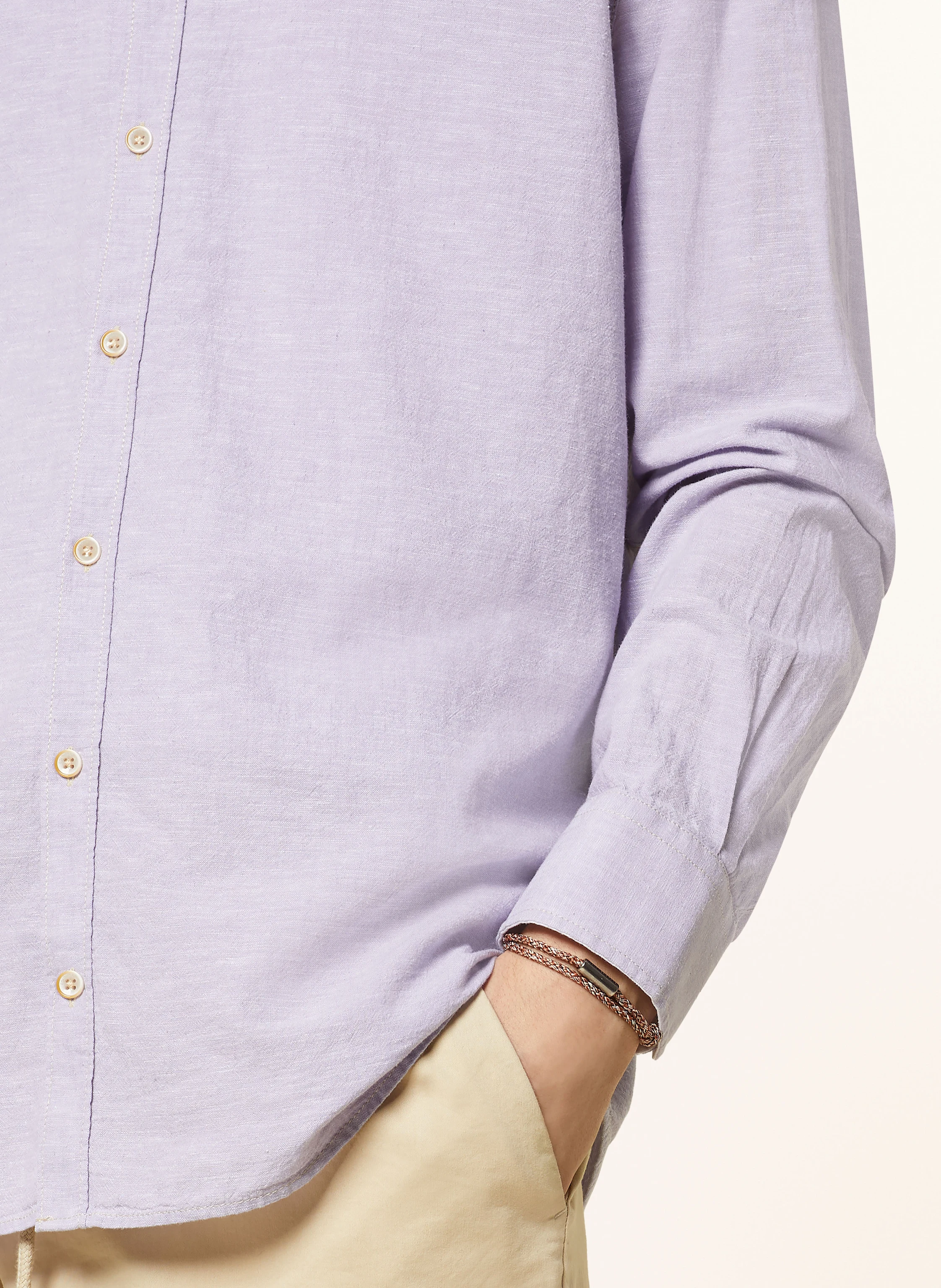 COLOURS & SONS Hemd Slim Fit mit Leinen