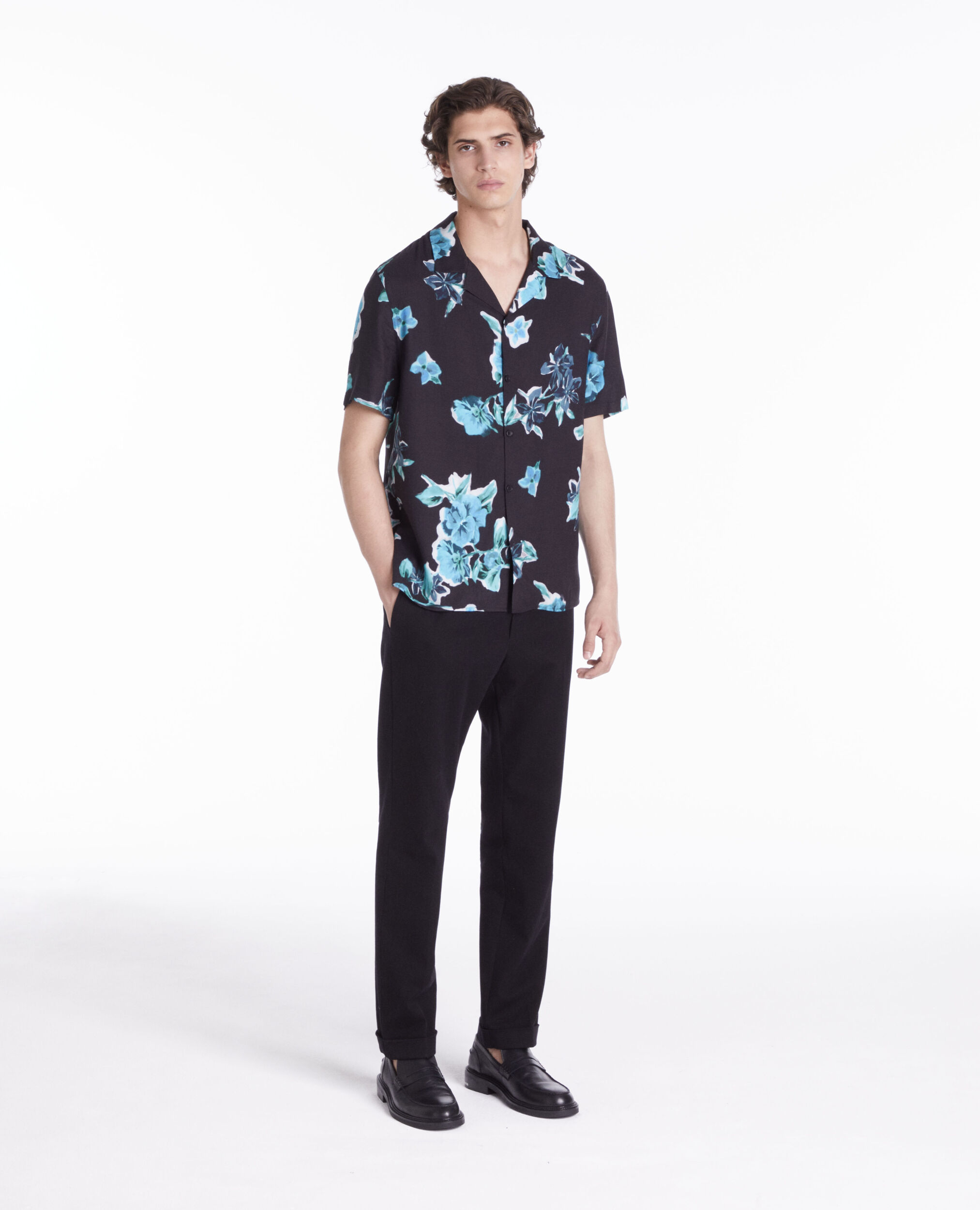 Chemise imprimée manches courtes