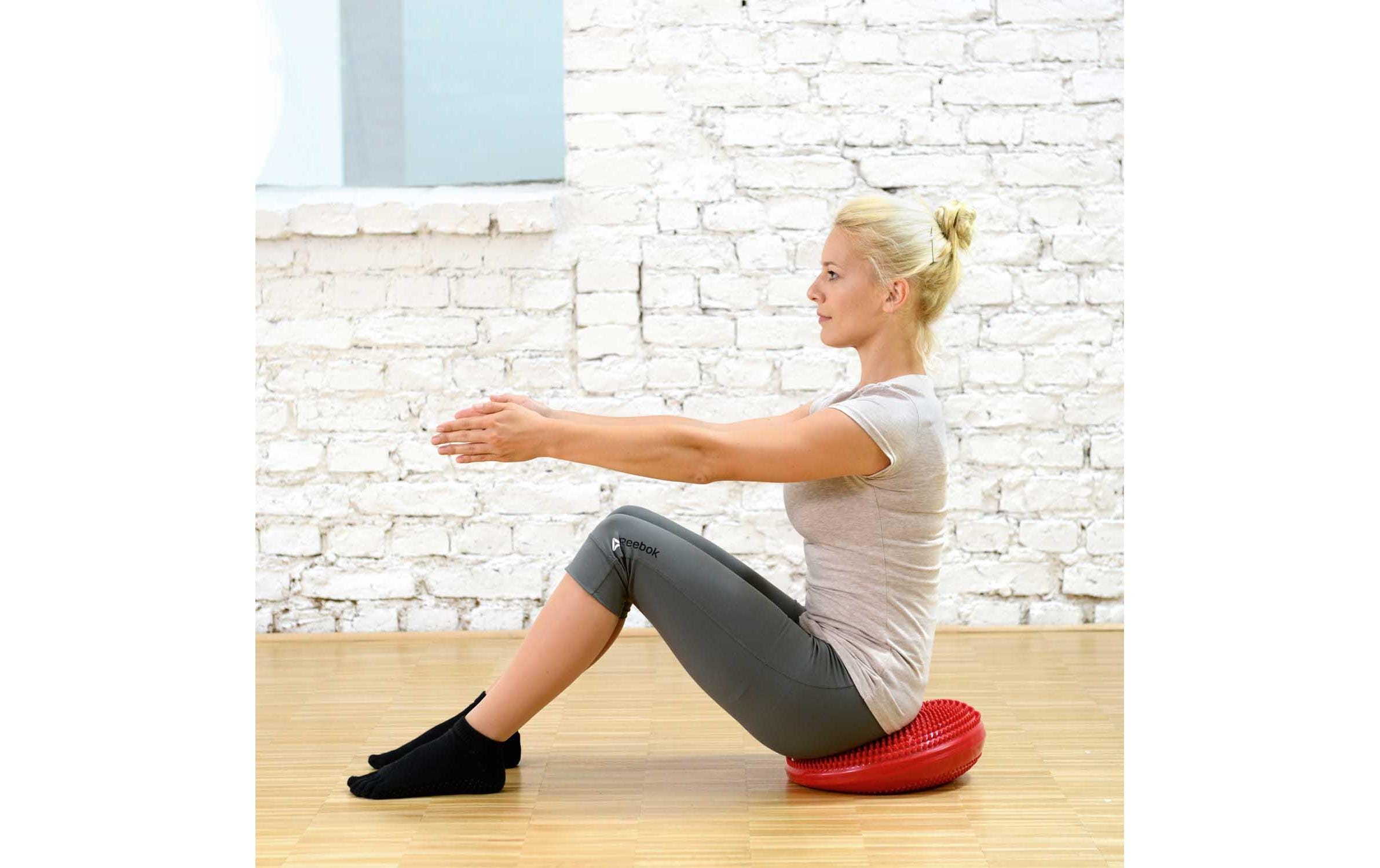 Balancefit rotFür Balancetraining, Beckenbodentraining und Fussmassage