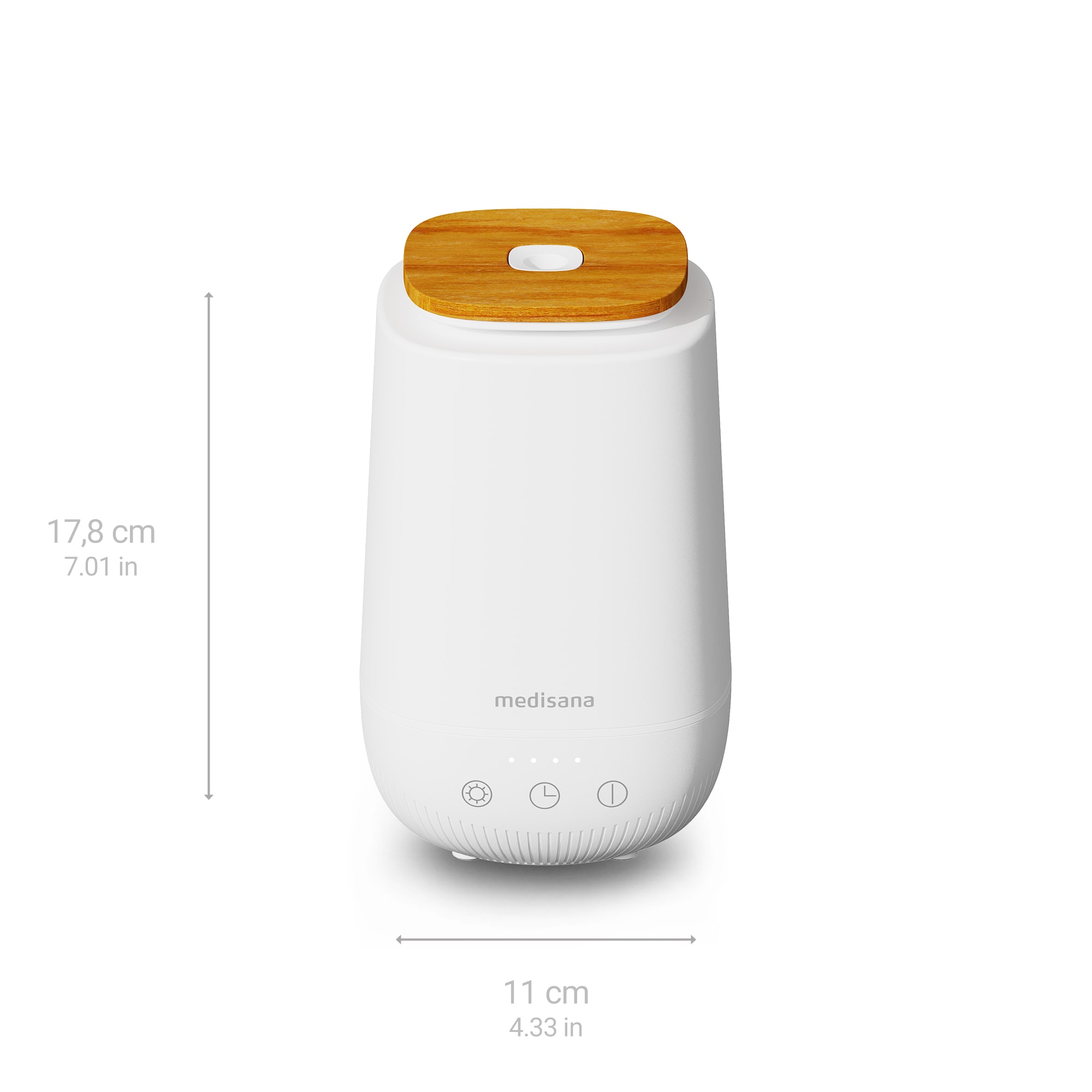 Medisana Diffuser »AD 650« 0,2 l Wassertank 0,2 l Tank, Timer-Funktion, LED-Anzeige, 6 Farben, Ultraschalltechn.