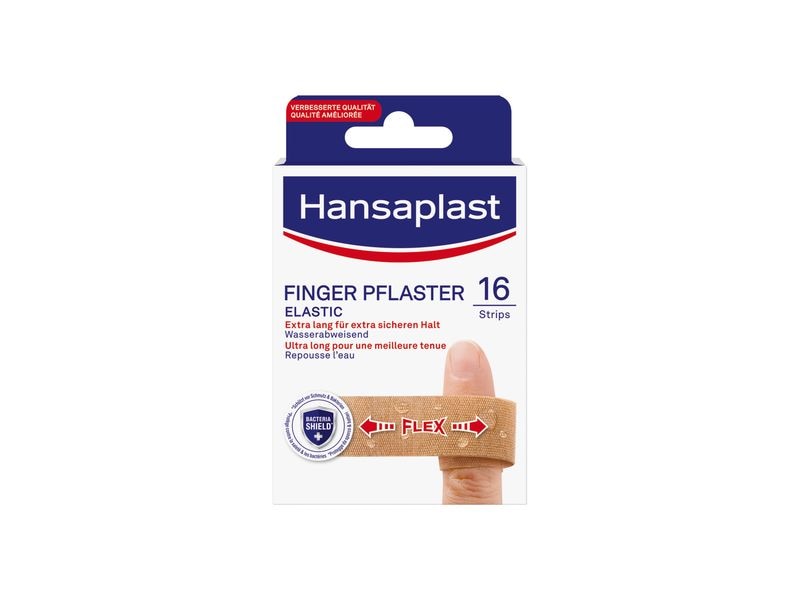 Hansaplast Finger Pflaster Elastic 16 Stück Finger Pflaster für elastischen Schutz