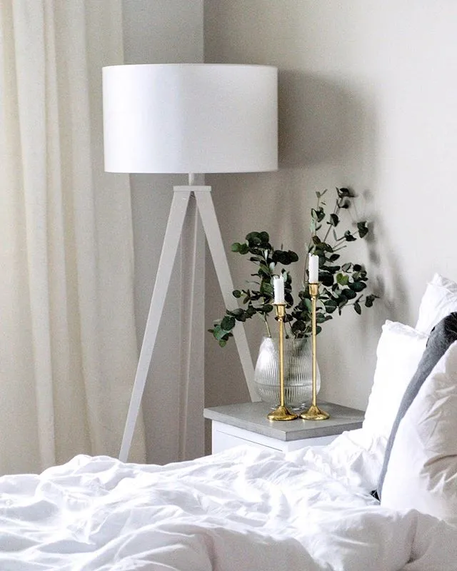 Staande lamp STILETTO Metaal Wit