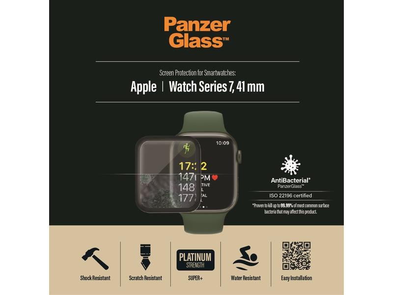Panzerglass Displayschutz AB Apple Watch Series 7/8 (41 mm) Displayschutz für die Apple Watch Series 7/8 (41 mm)