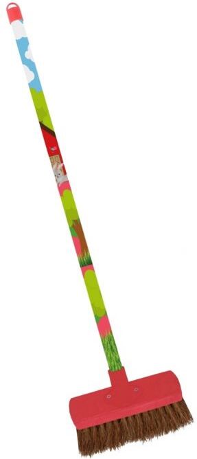Talen Tools bezem mini konijn roze