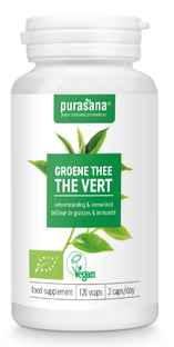 Purasana Groene Thee Capsules 120VCP