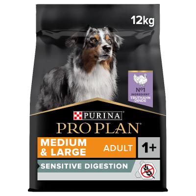 Pro Plan Hundefutter Adult Medium & Large Sensitive Digestion Truthahn