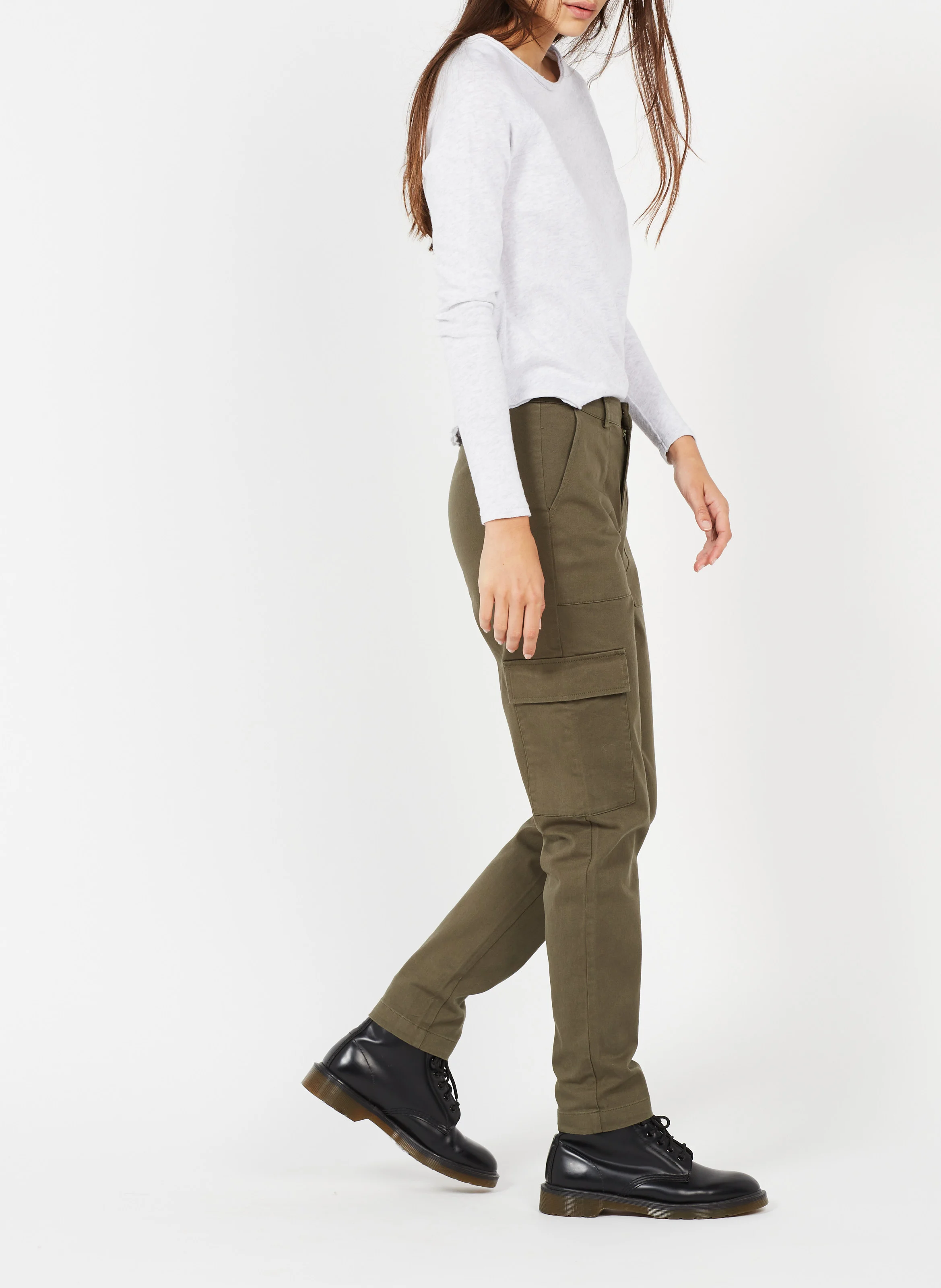 SONOMA - Tee-shirt à col bateau en coton | Gris