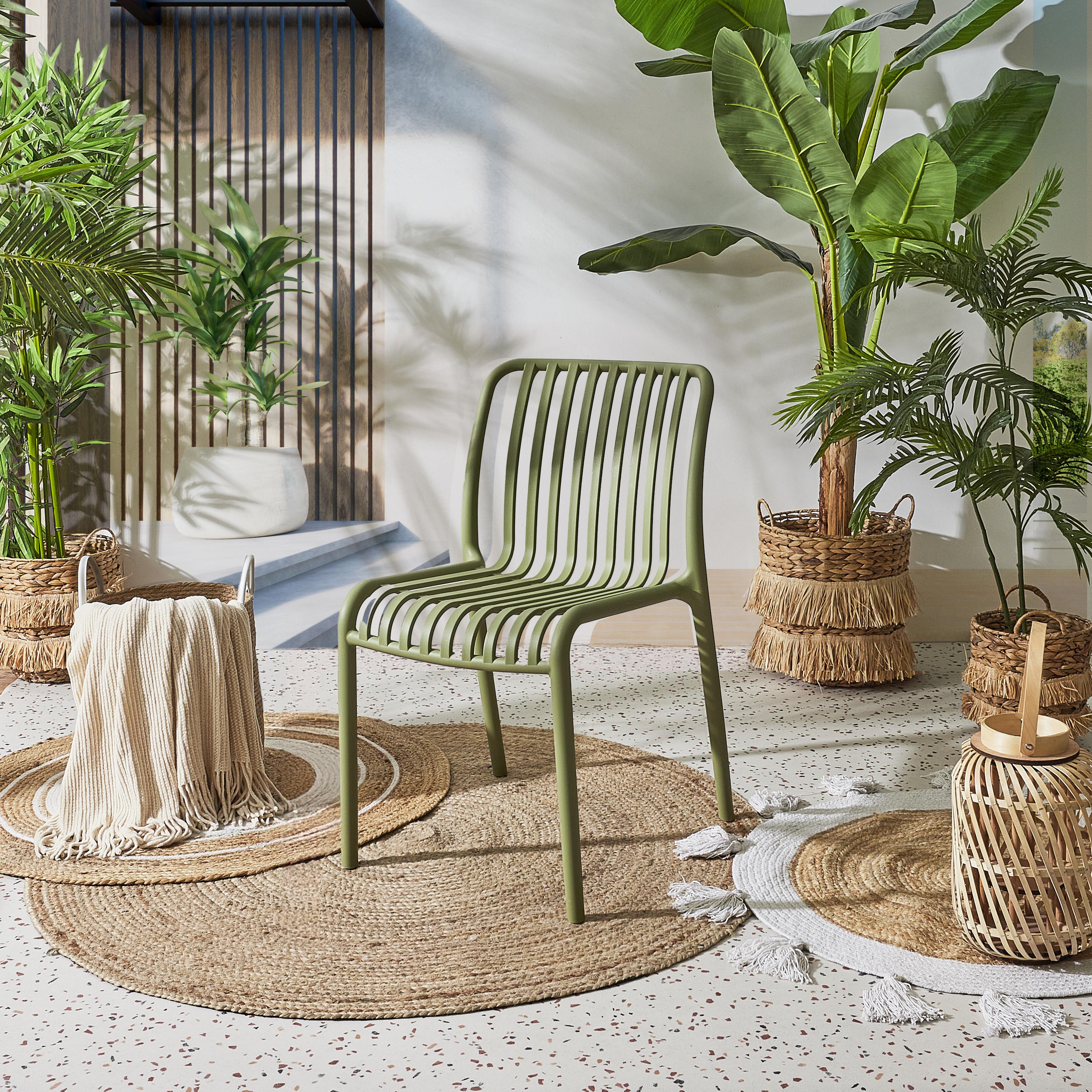 CHAISE EMPILABLE SOLARA VERT