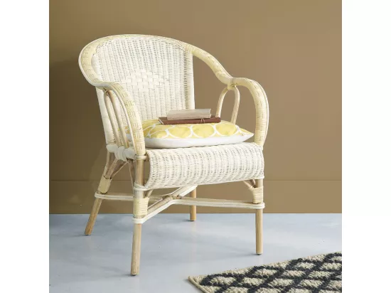 Fauteuil en rotin naturel