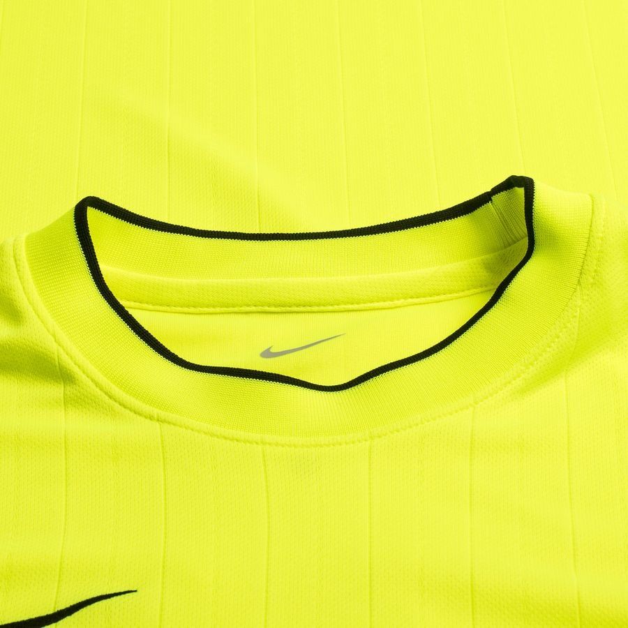Nike Maillot d'Arbitre II Dri-FIT - Jaune Fluo/Noir Manches Longues