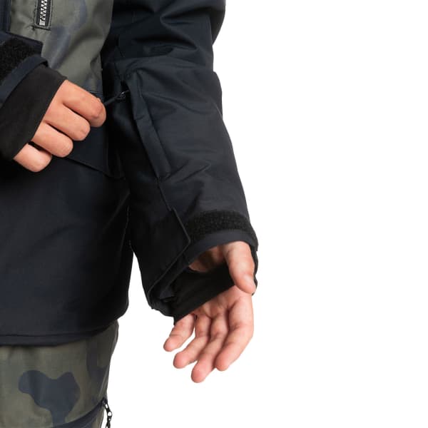 Veste de ski QUIKSILVER MSN PRT BLOC JK M SNJT TRUE BLACK FADE OUT CAMO