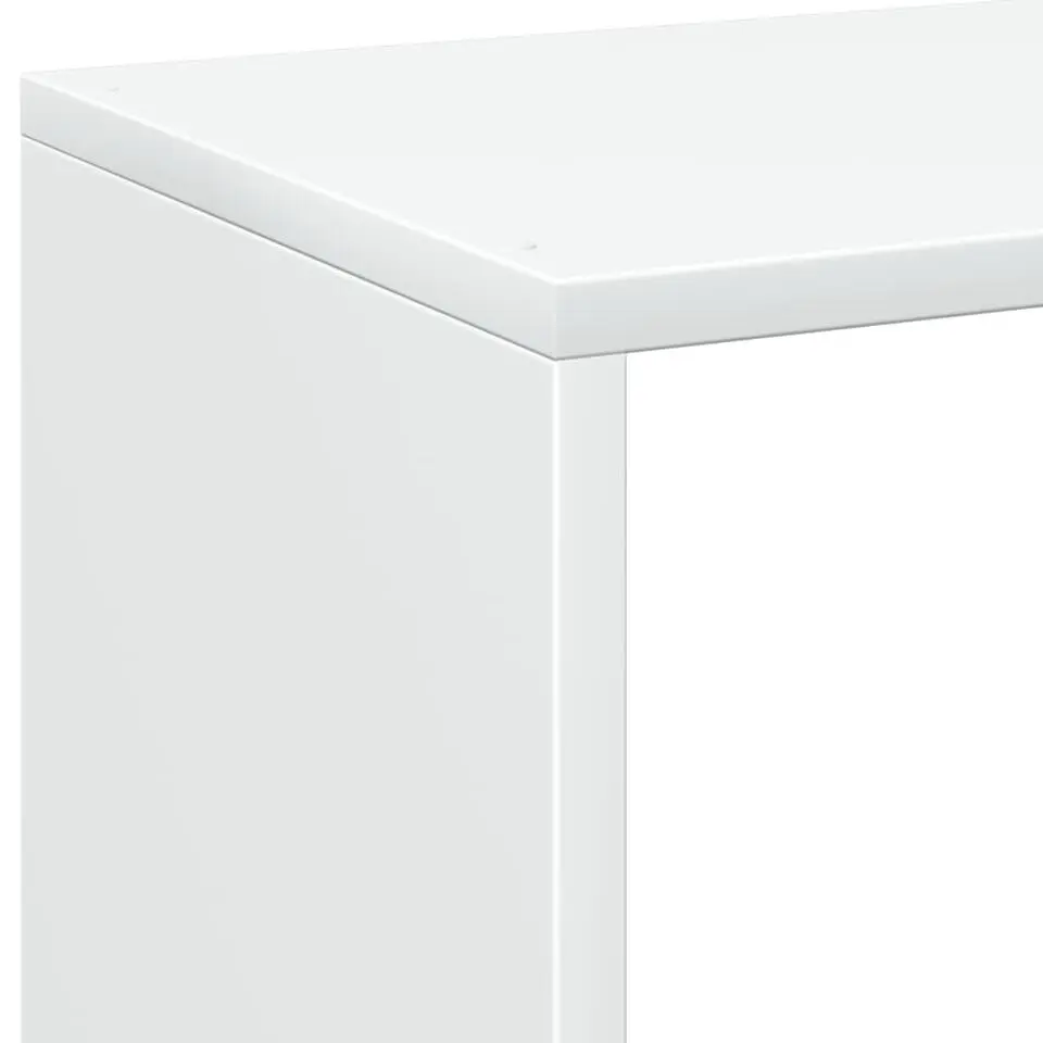 vidaXL - Boekenkast met 4 open vakken voor woonkamers - Wit -69.5x29x69.5 cm