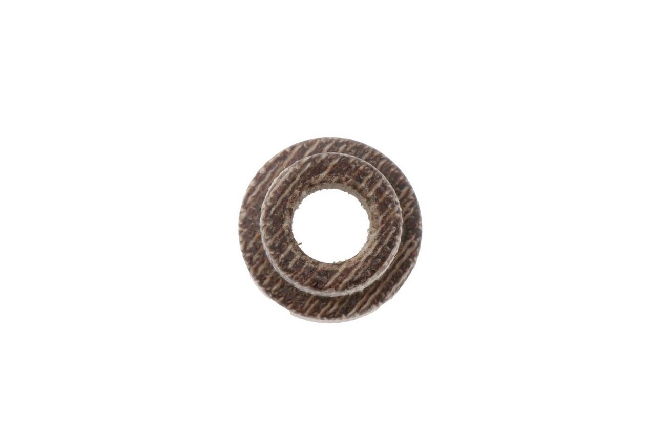 Daily Customs Simple Bead Plain Canvas Micarta Natural, lichtbruin