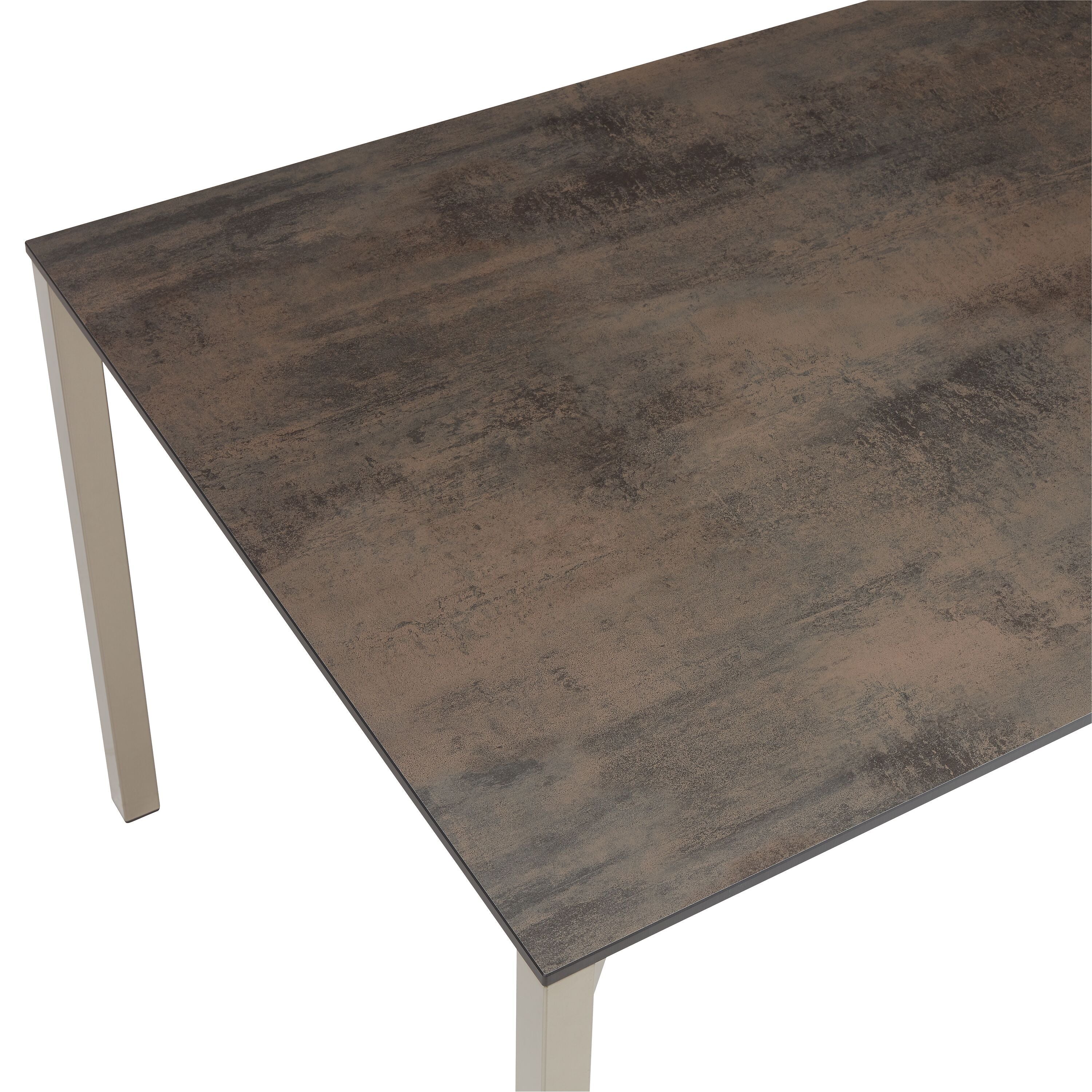 MALO Gartentisch - OXIDO TERRA / B: 220.0 cm x T: 90.0 cm x H: 75.0 cm