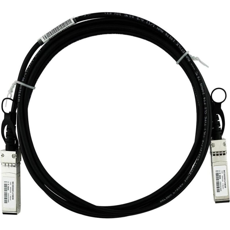 Alcatel-Lucent Enterprise OS2X60-CBL-3M câble InfiniBand et à fibres optiques SFP+ DAC Noir