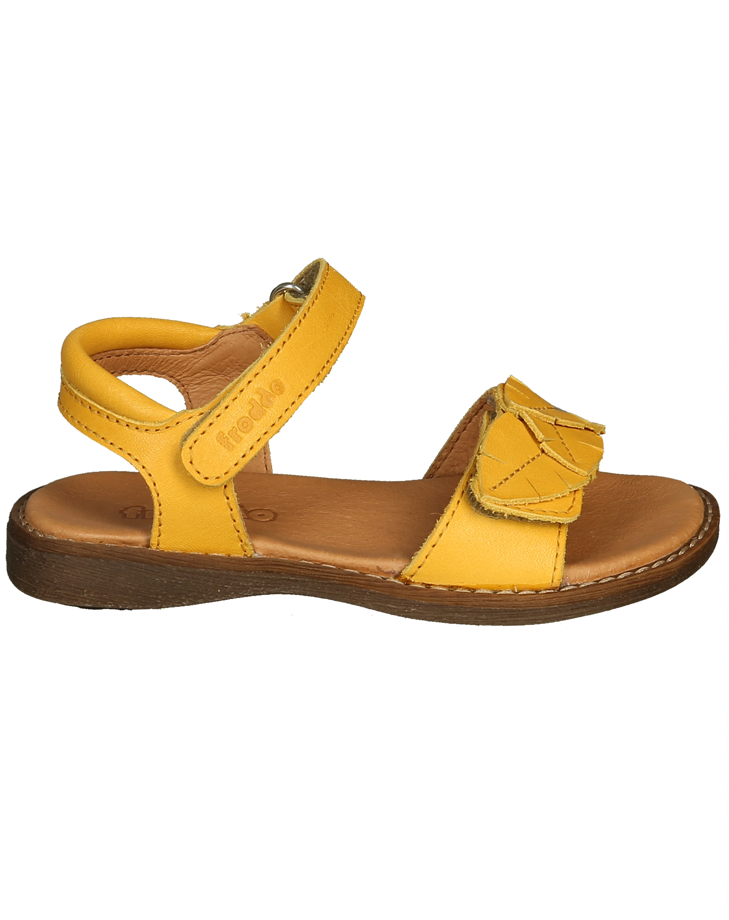 Sandale LORE LEAVES in dark yellow