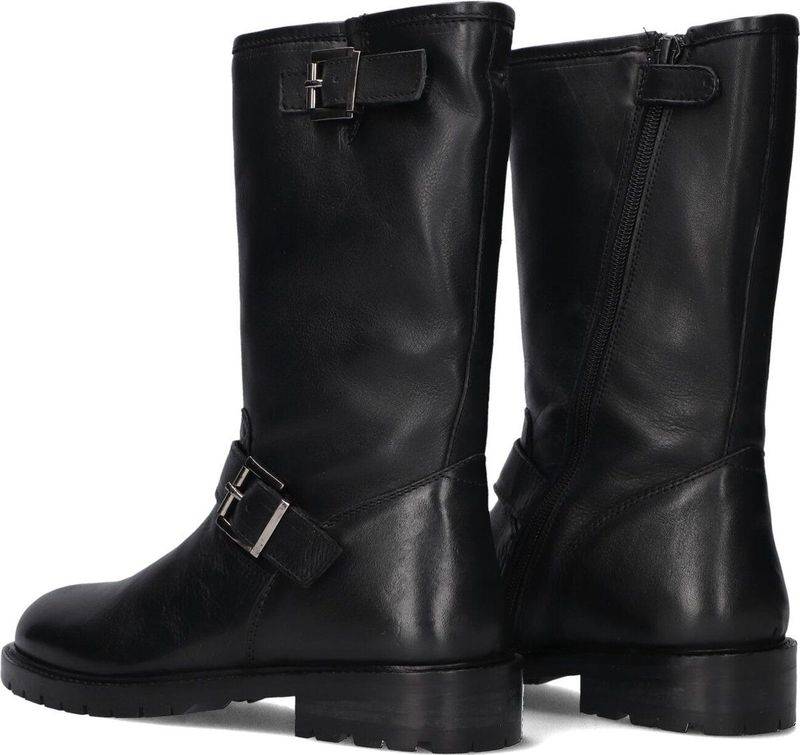 Hip - H1254 - Schoenen - Zwart - Leren Dameslaarzen