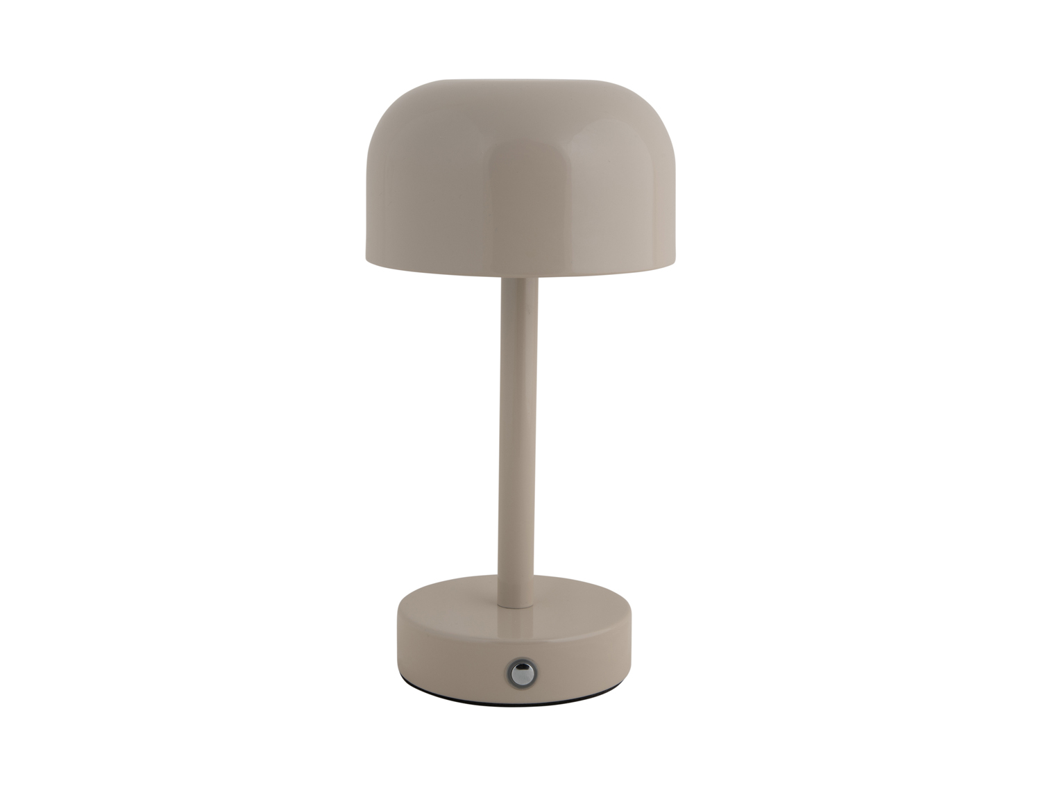 Table lamp James LED iron shiny warm grey