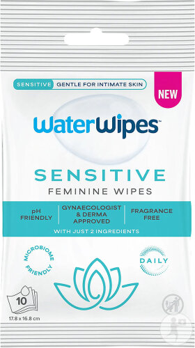 WaterWipes Sensitive FemCare 10 Pièces