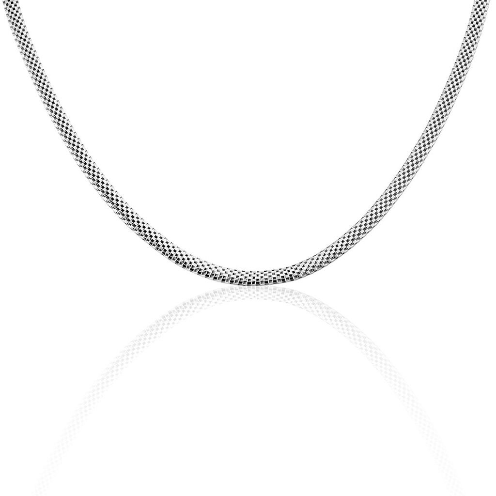 Collier Maille Argent Blanc Christine