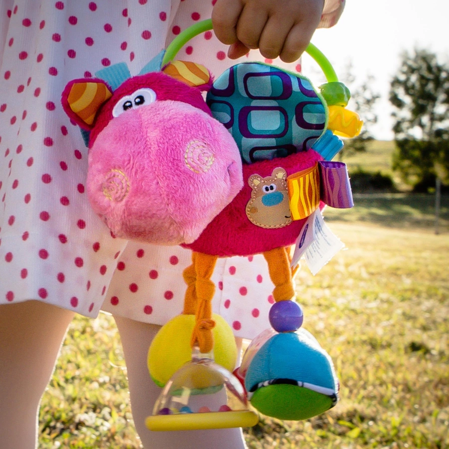 playgro Toy Box Pferd Klipp Klapp, pink