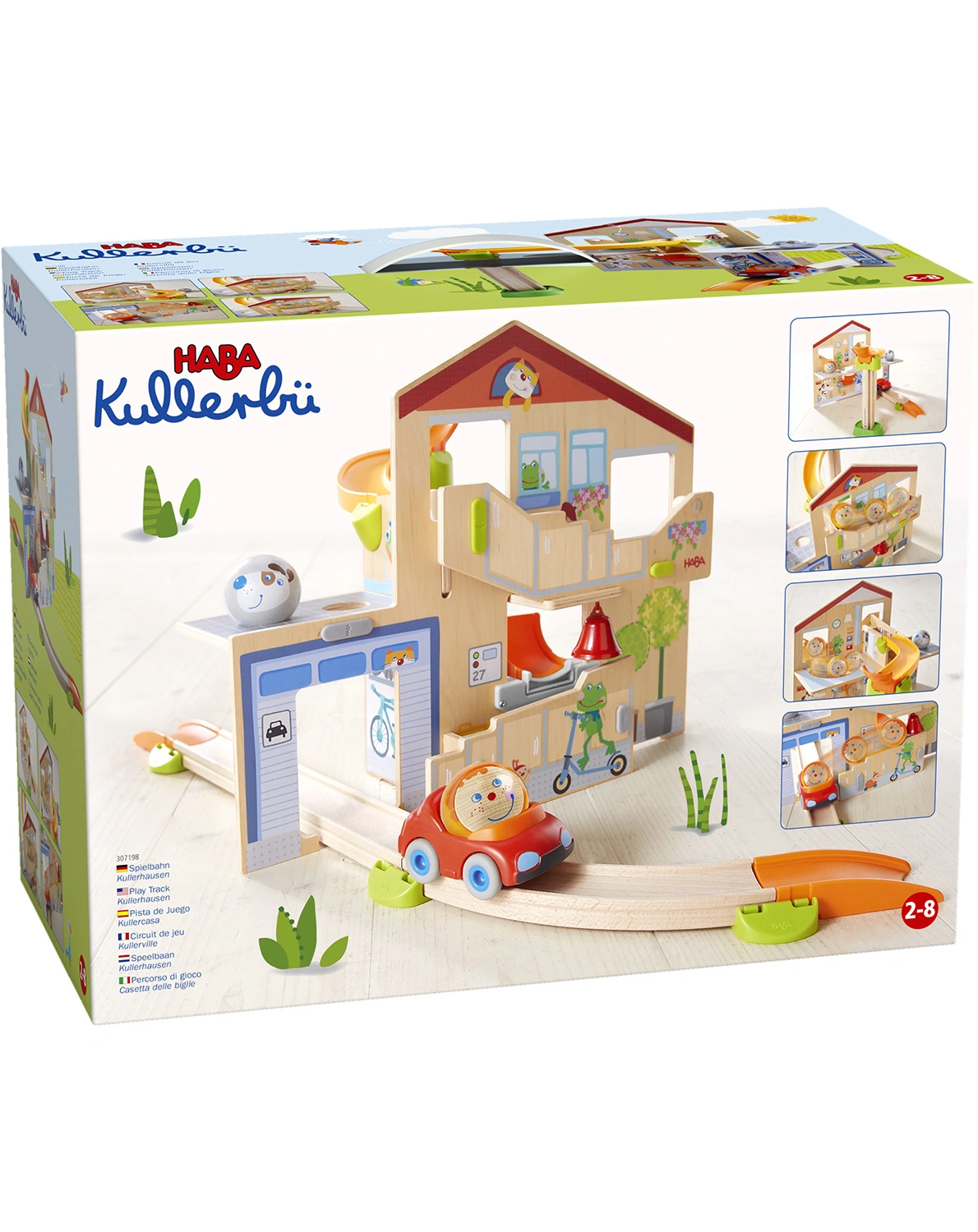 Spielbahn KULLERBÜ – KULLERHAUSEN in bunt