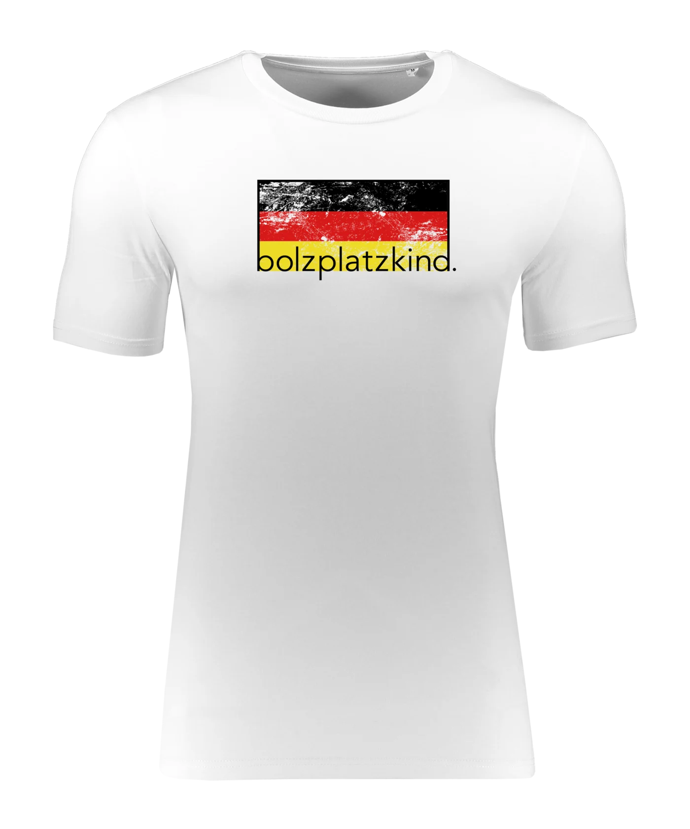 Bolzplatzkind Deutschland EM Shirt Herren Weiss