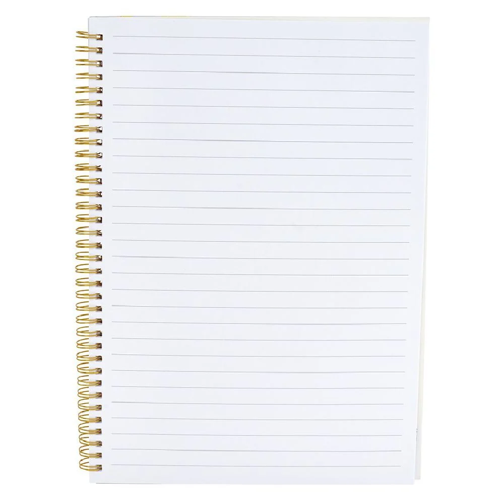 Cahier à spirale avec élastique latéral format A4 184 pages