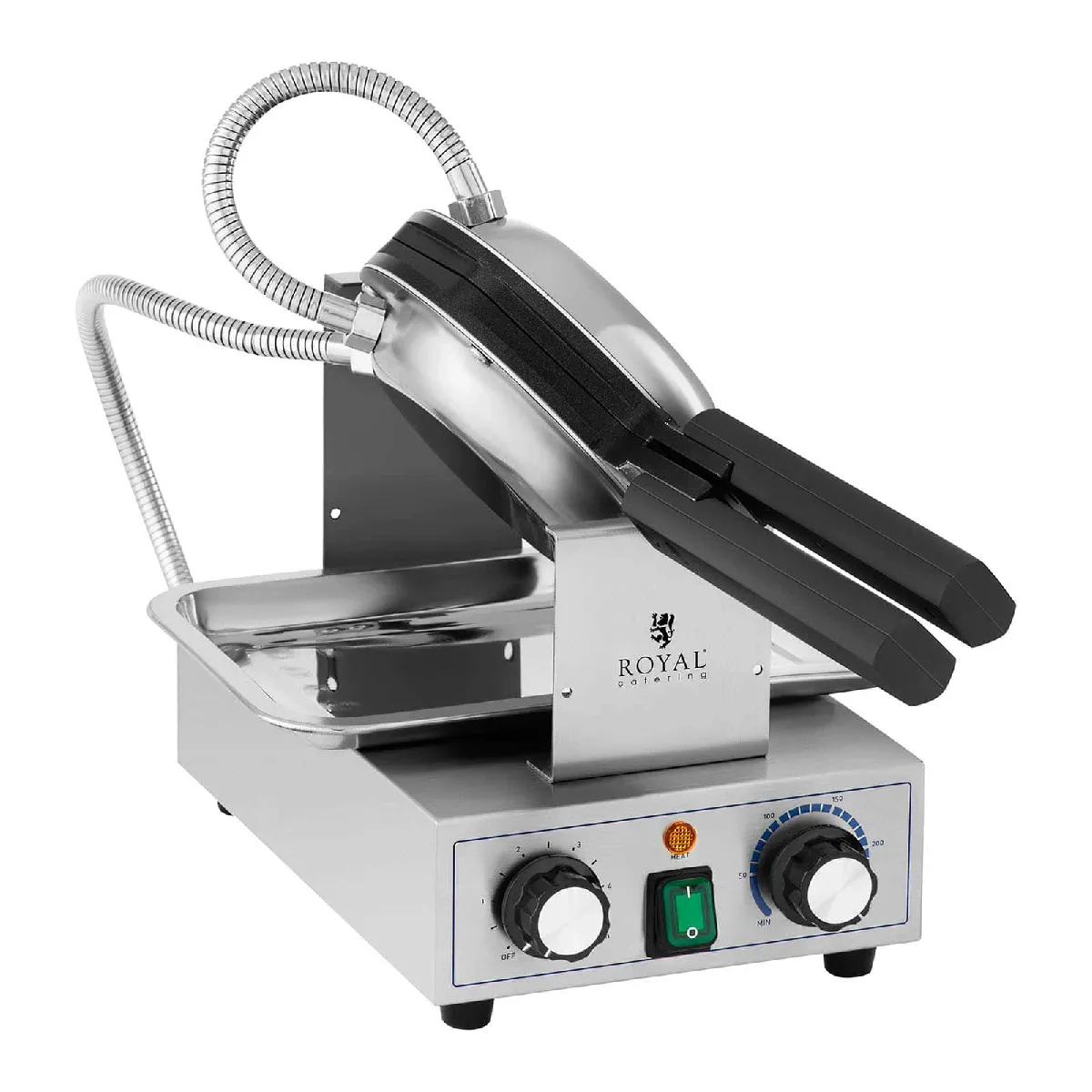 Helloshop26 Gaufrier Bubble - Inox