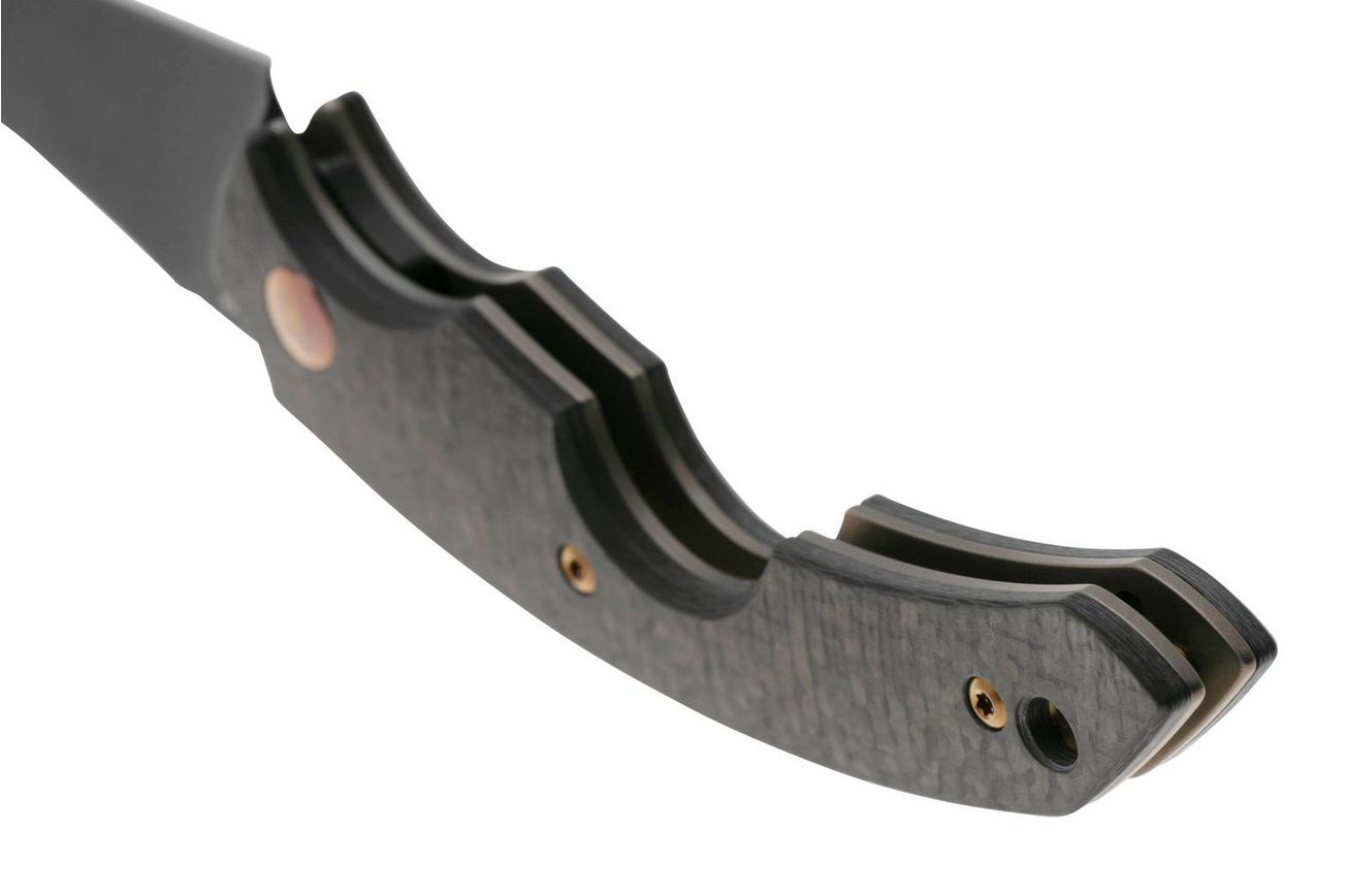 Fox Knives Virtus FX-541 CF, Black PVD Carbon Fiber sigaarmes