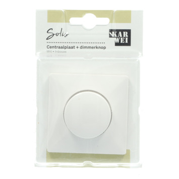 KARWEI Solis centraalplaat dimmer wit