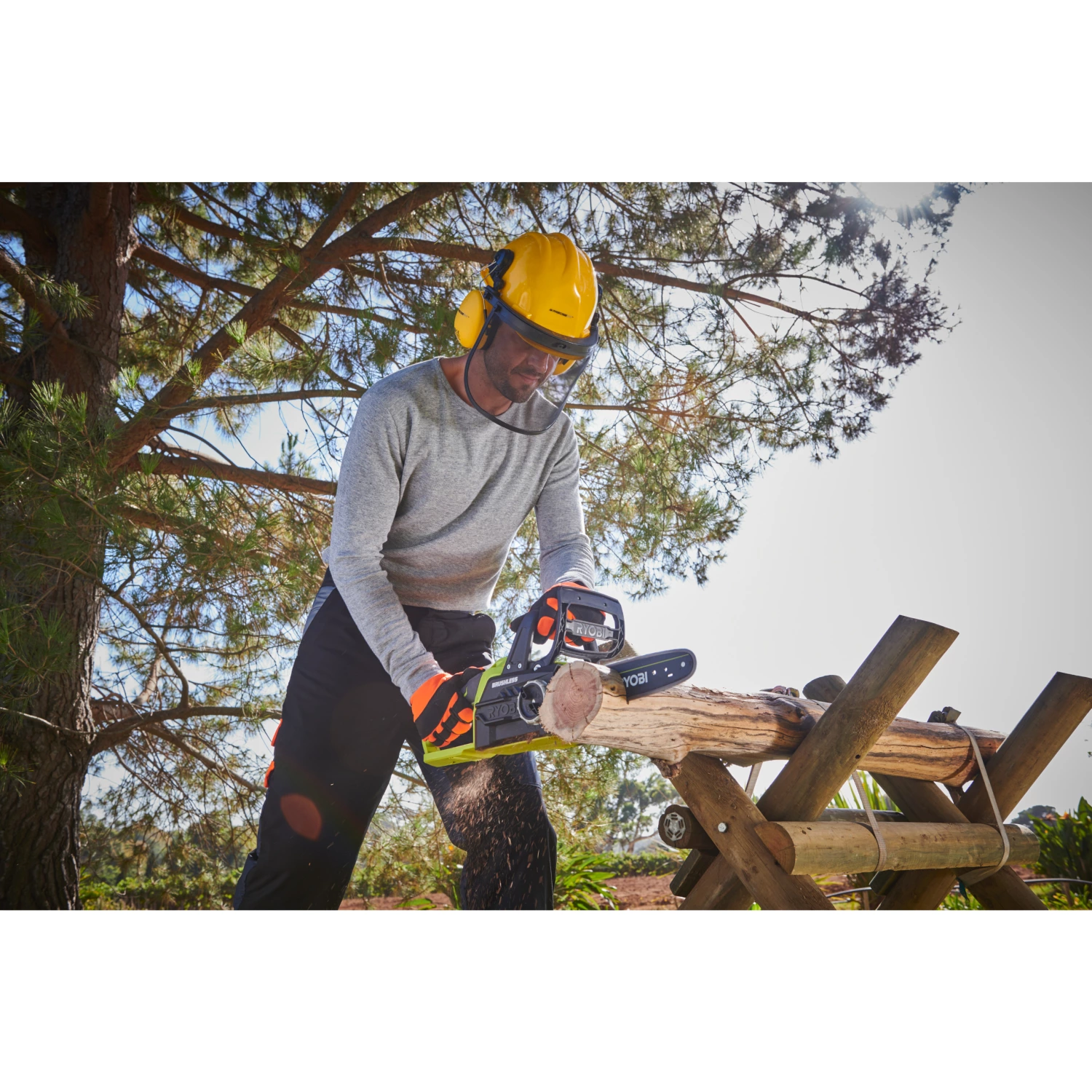 Ryobi RCS1830-140B One  18V Brushless Li-ion Accu kettingzaag set 4.0Ah - 30cm