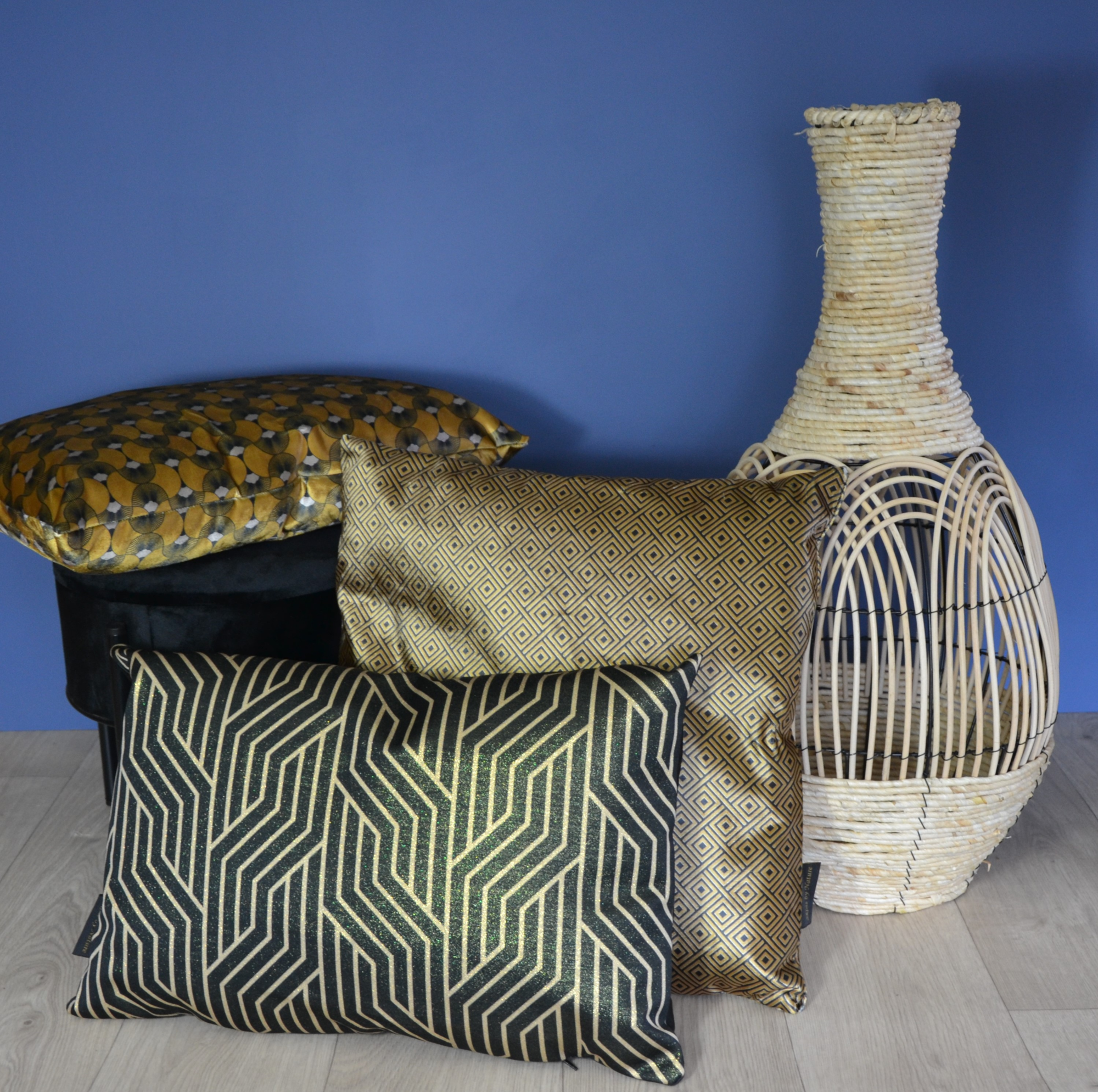 Kussen Geo stripe big donna 50 x 50 cm