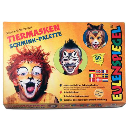 EULENSPIEGEL Tiermasken Schmink-Palette