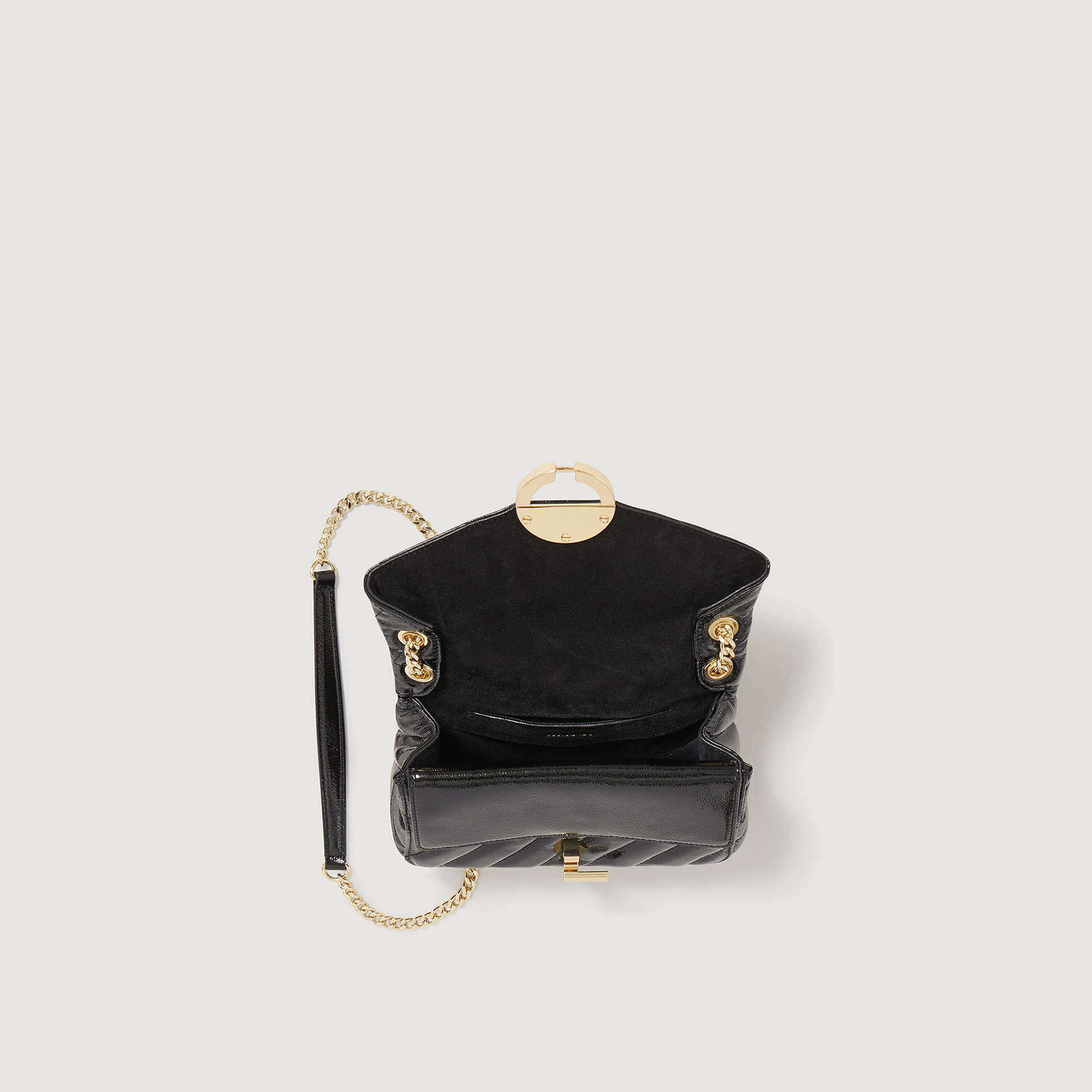 Petit sac Yza en cuir vernis
