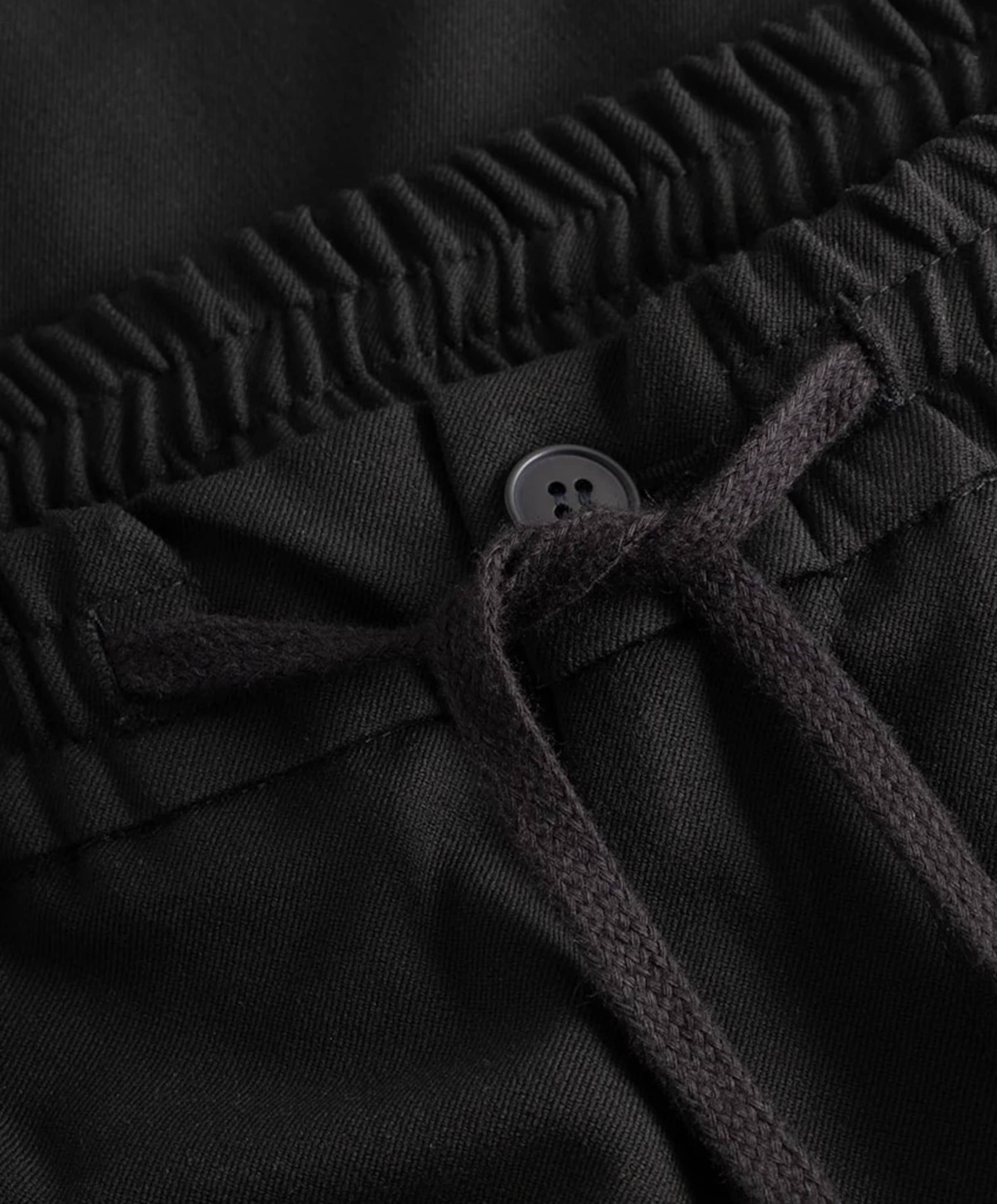 Les Deux Como Tapered Drawstring Pants heren broek zwart