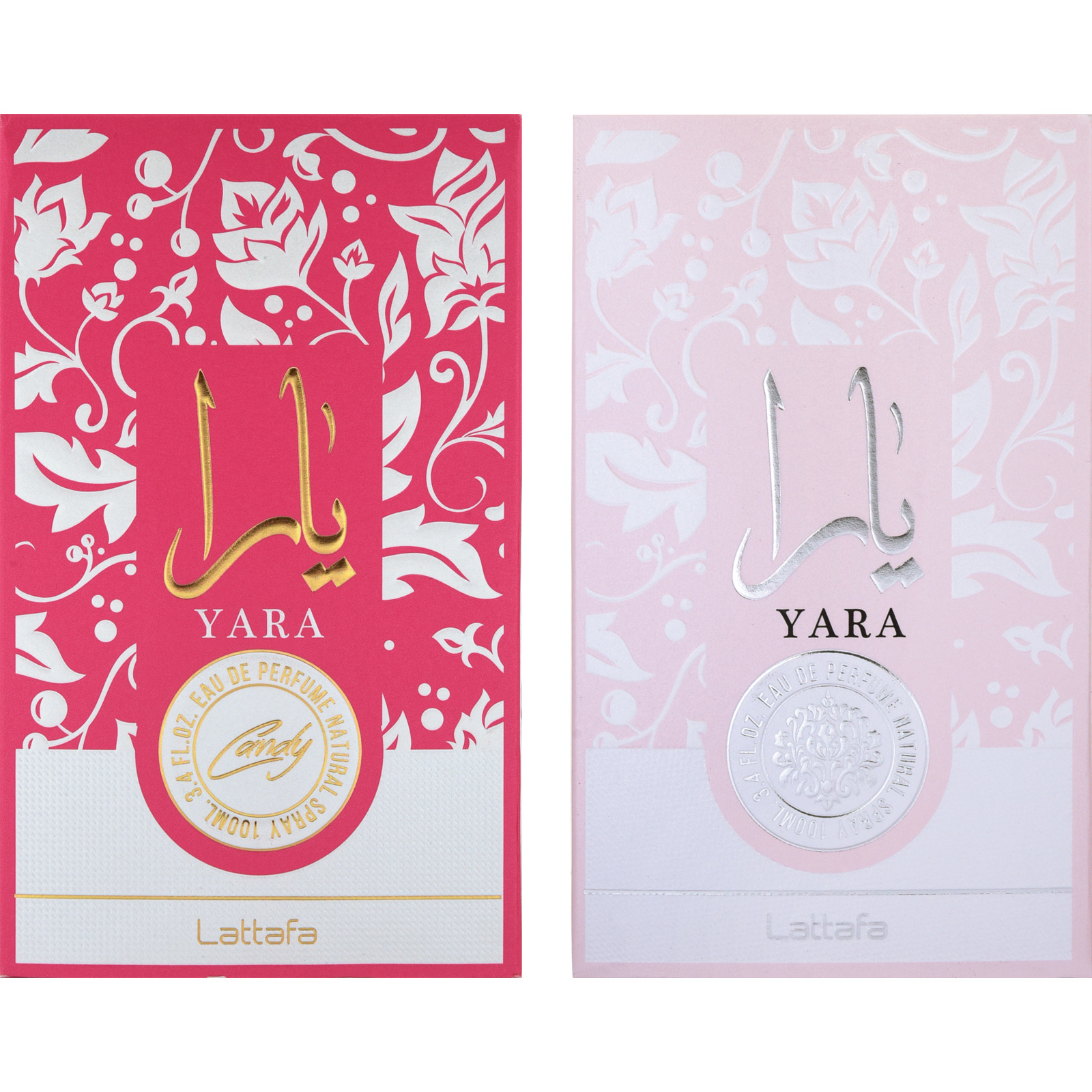 Lattafa Yara + Lattafa Yara Candy Duftset, 2-teilig
