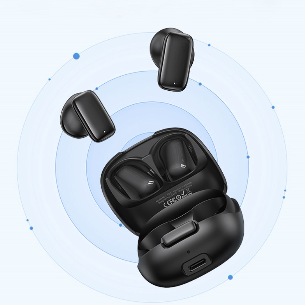 TWS Bluetooth 5.3 In-Ear Kopfhörer True Wireless Headset mit Lade Case (230mAh) - Weiss