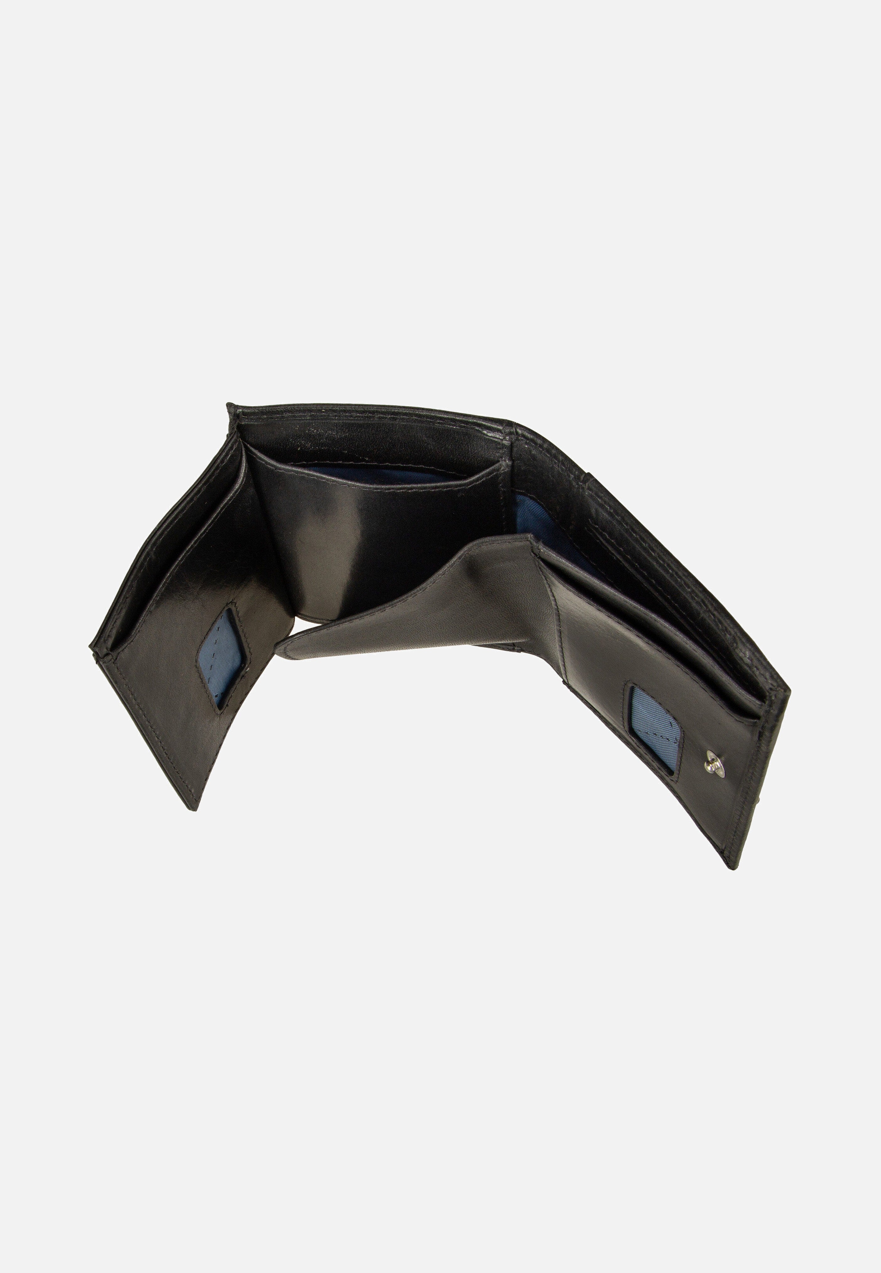 Secure Slim Mini Zip Special 1485R Schwarz - Portemonnaie