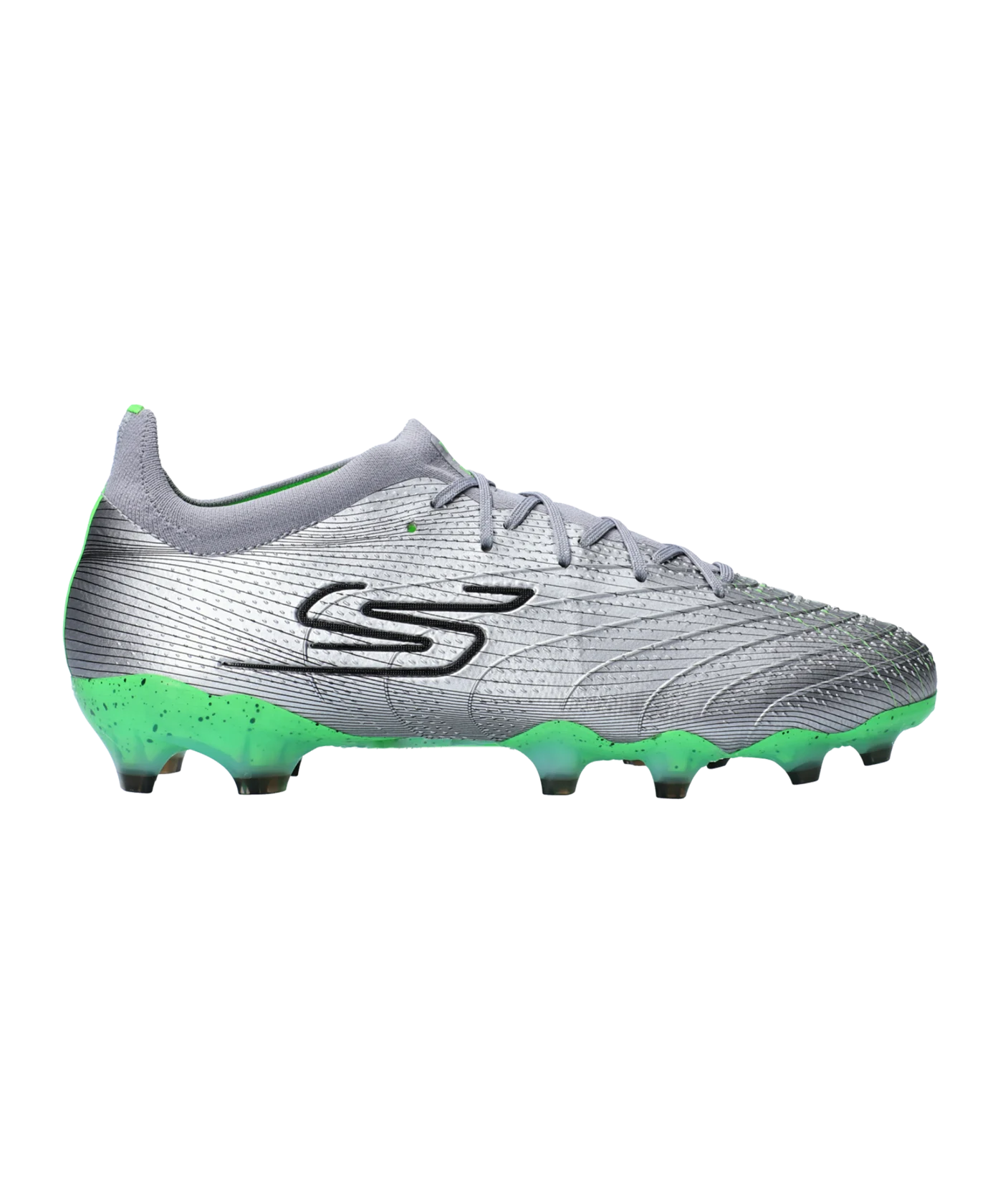 Skechers SKX 01 Low FG Laser-Comfort Silber FSLLM