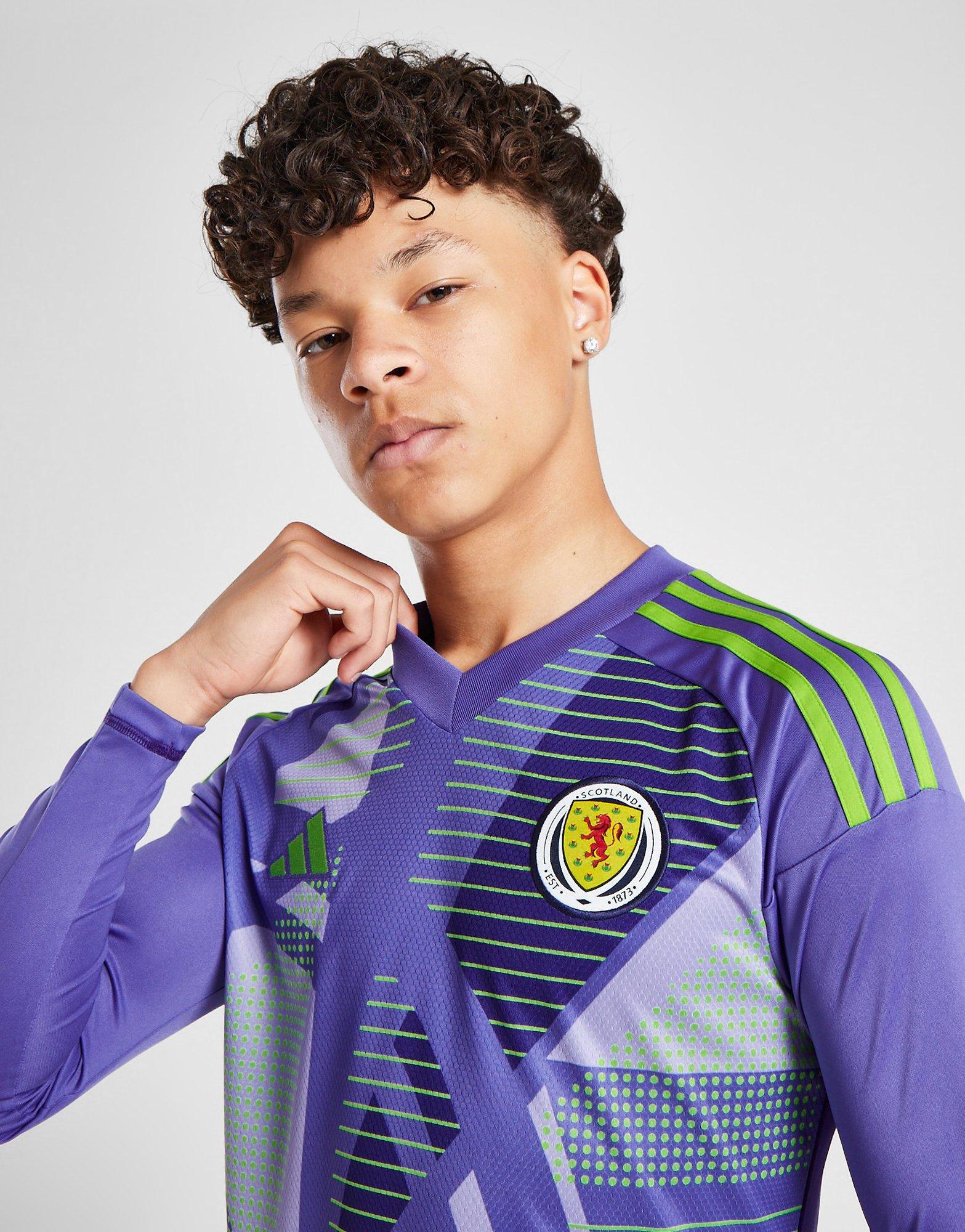 adidas Maillot de Gardien Extérieur à Manches Longues Ecosse 2024 Junior