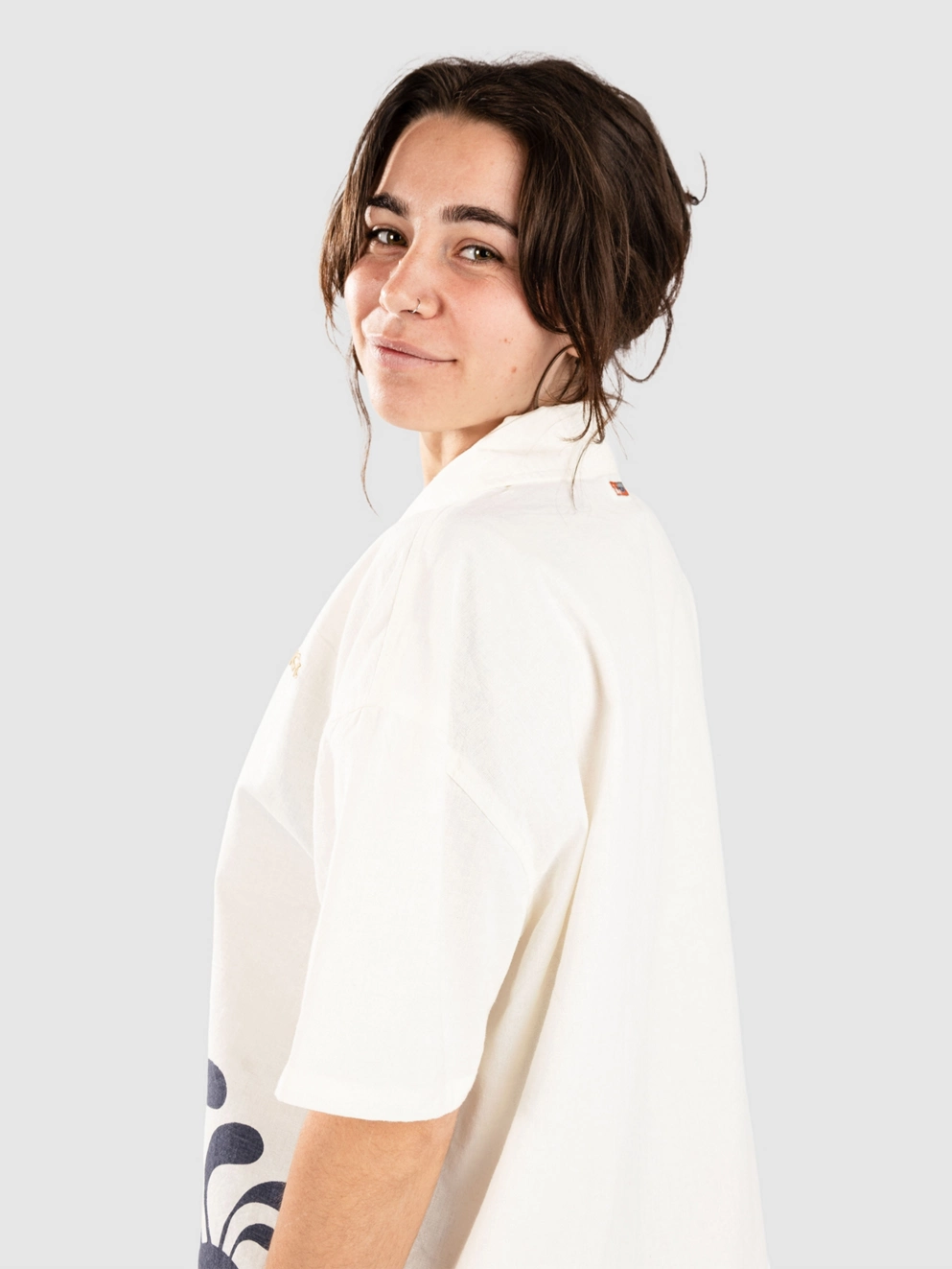 RVCA Lauryn Button Up Shirt natural