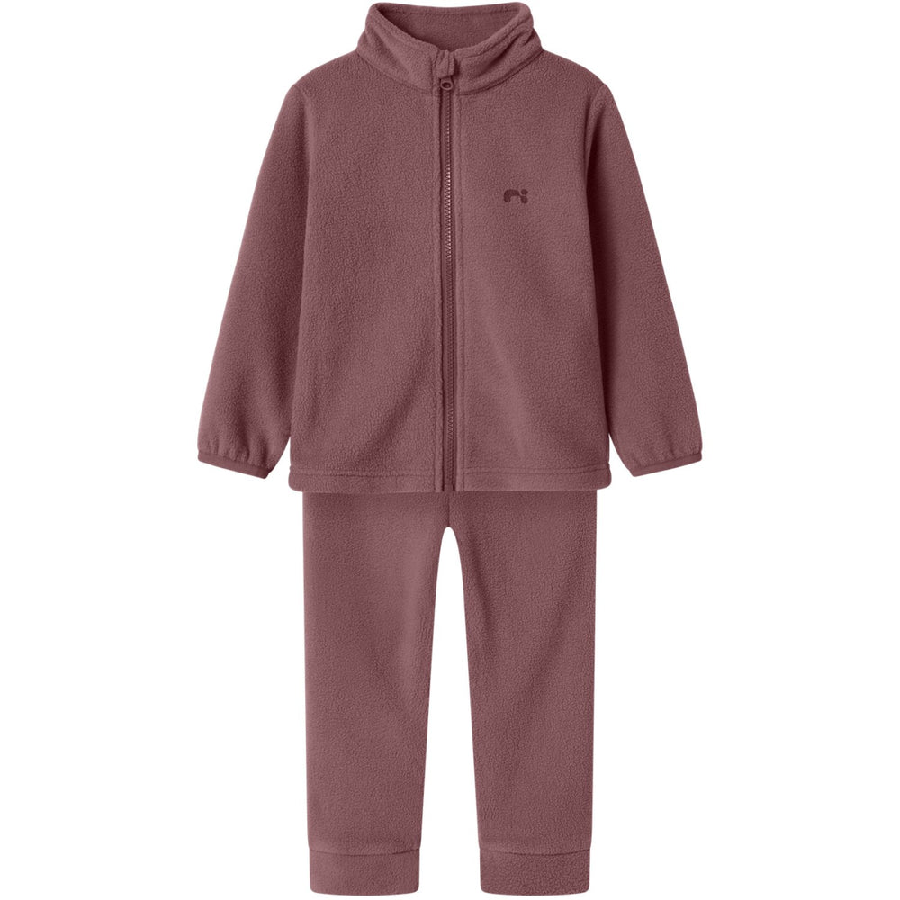 Køb Name It Rose Brown Nmnspektra Fleece Sæt Fo