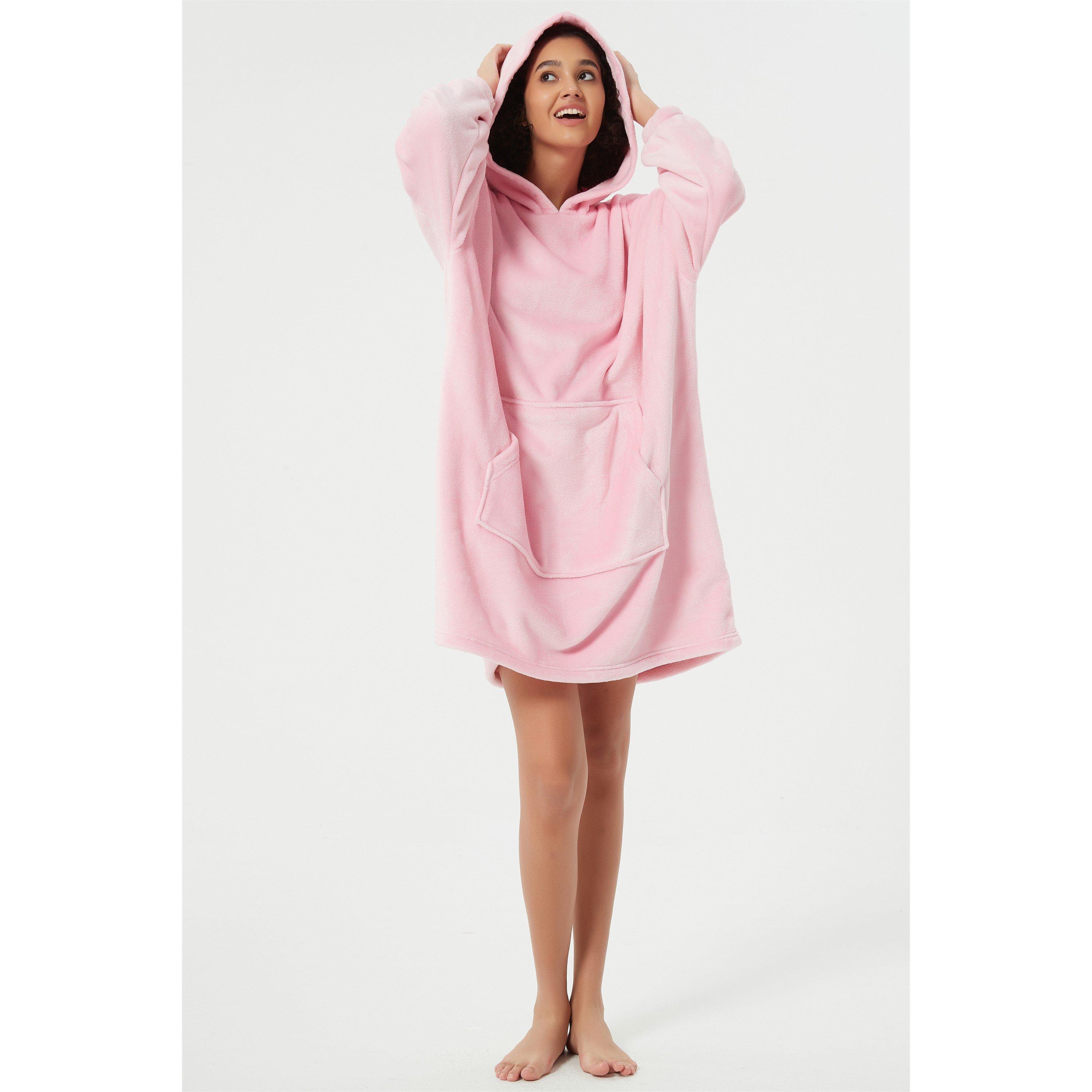 Linea Ladies Plain Snuggle Hoodie