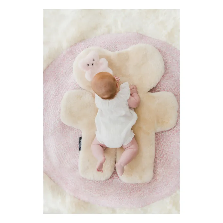 FlatOut Bears Tapis Ours en peau de mouton | Ecru