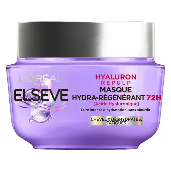 Máscara Hidratante Regeneradora Elsève Hyaluron Relump 72h 310ml da L'Oréal Paris