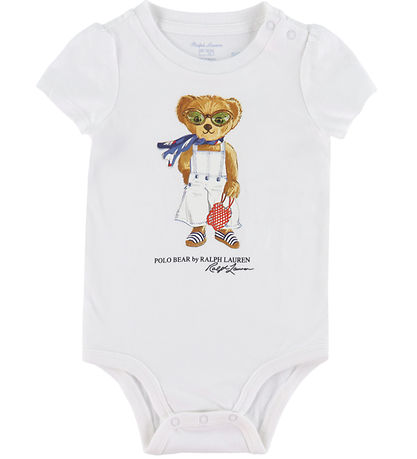Polo Ralph Lauren Body k/ä - Weiß m. Kuscheltier