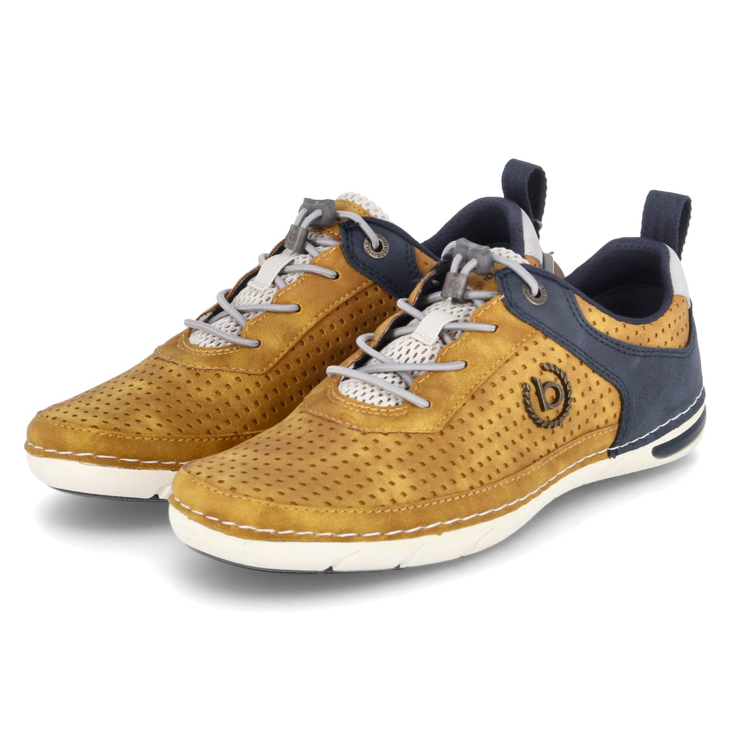 Bugatti Halbschuhe - yellow / dark blue